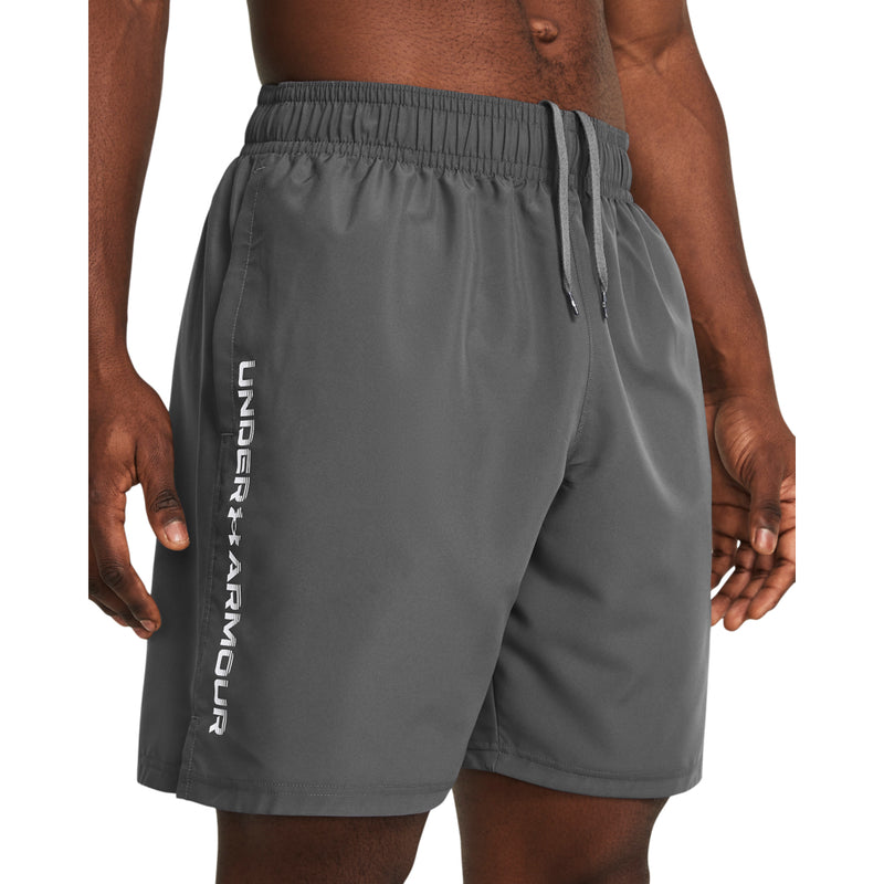 Men's Under Armour Woven Wordmark Short - 025 - CASTLEROCK GREY