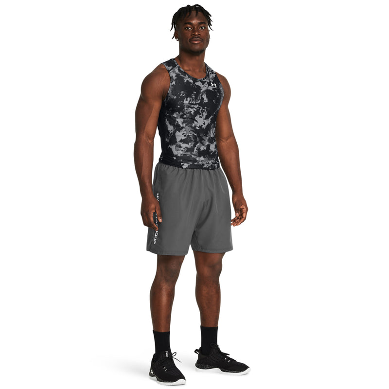 Men's Under Armour Woven Wordmark Short - 025 - CASTLEROCK GREY