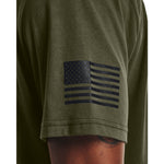 Men's Under ArmourFreedom Flag Gradient T-Shirt - 390 - GREEN