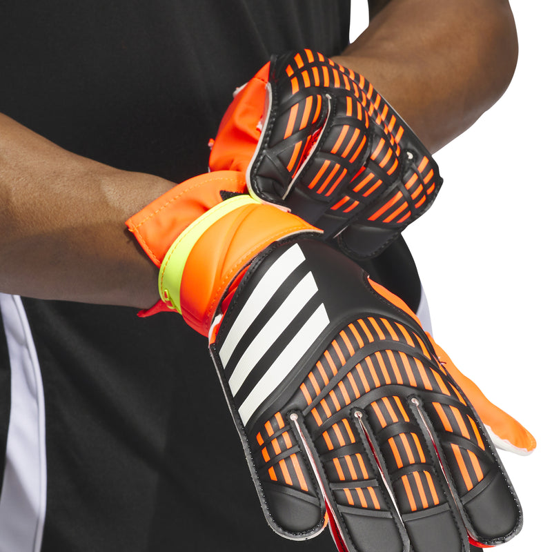 Men's/Women's Adidas Predator Training Goalkeeper Gloves - BK/SOLRE
