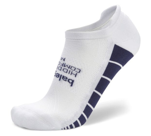Men's/Women's Balega Hidden Comfort No Show Socks - WHT/SKPR