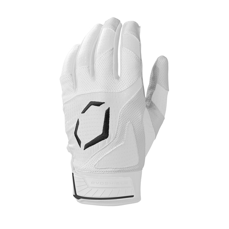 Men's/Women's EvoShield SRZ-1 Batting Gloves - WHITE