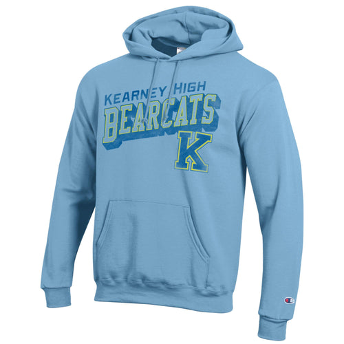 Men's/Women's Kearney High Bearcats Slope Powerblend Hoodie  - 1134DBLU
