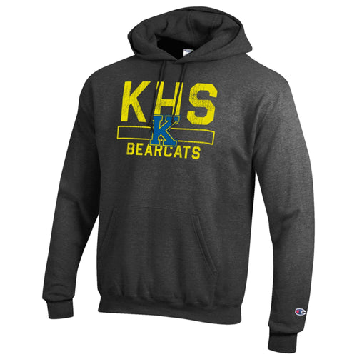 Men's/Women's Kearney High Bearcts Athletic Dept. Powerblend Hoodie - 990 - GRANITE