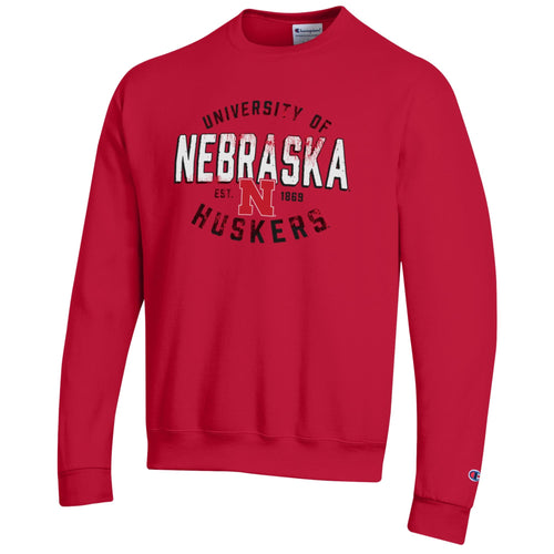 Men's/Women's Nebraska Huskers Badge Powerblend Sweatshirt - 529SCARL