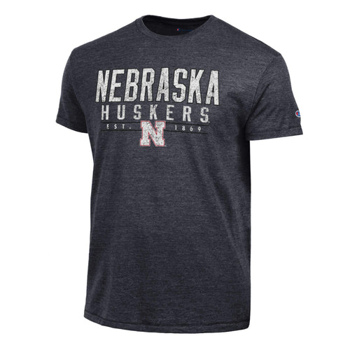 Men's/Women's Nebraska Huskers Classic Triblend T-Shirt - 999 - BLACK
