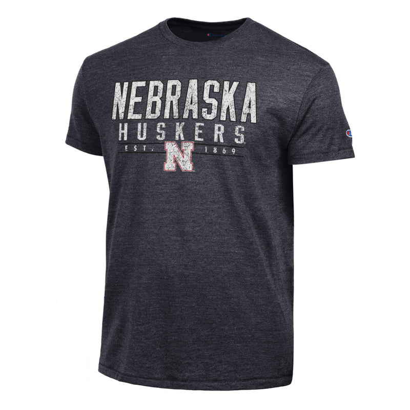 Men's/Women's Nebraska Huskers Classic Triblend T-Shirt - 999 - BLACK