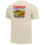Men's/Women's Nebraska Huskers Farmhouse T-Shirt - IVORY