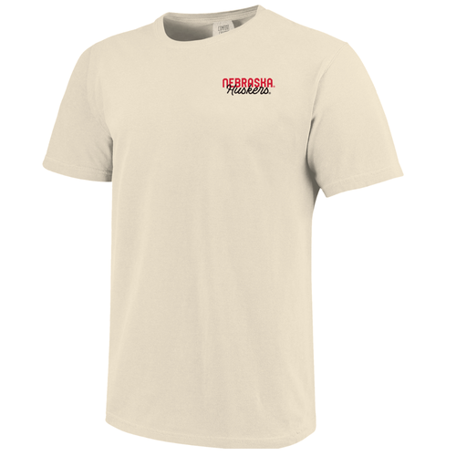 Men's/Women's Nebraska Huskers Farmhouse T-Shirt - IVORY