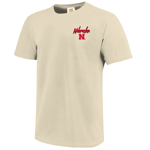 Men's/Women's Nebraska Huskers HD Campus Stack T-Shirt - IVORY