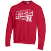 Men's/Women's Nebraska Huskers Powerblend Retro Slant Sweatshirt - 529SCARL