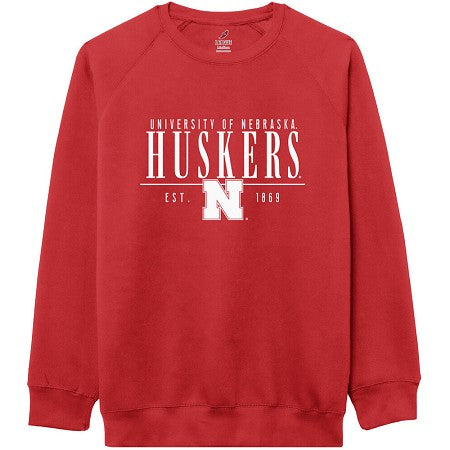 Men's/Women's Nebraska Huskers Strike Essentials Sweatshirt - RED