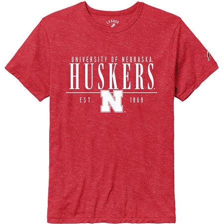 Men's/Women's Nebraska Huskers Strike Victory Falls T-Shirt - 070RED