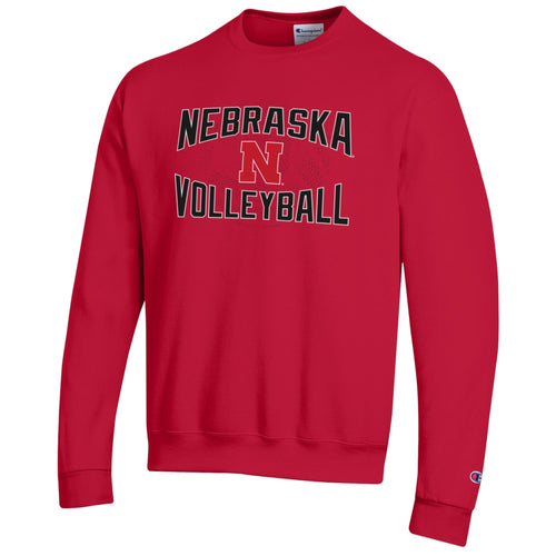 Men's/Women's Nebraska Huskers Volleyball Powerblend Sweatshirt - 529SCARL