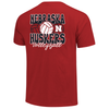 Men's/Women's Nebraska Huskers Volleyball Stack T-Shirt - RED
