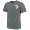 Men's/Women's Nebraska Huskers Volleyball Stripes T-Shirt - GRANITE