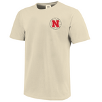 Men's/Women's Nebraska Huskers Volleyball Stripes T-Shirt - IVORY