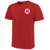 Men's/Women's Nebraska Huskers Volleyball Stripes T-Shirt - RED
