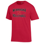 Men's/Women's Nebraska Huskers Volleyball T-Shirt - 529SCARL