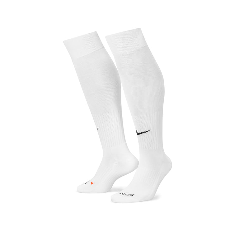 Men's/Women's Nike Classic 2 Cushioned Over-the-Calf All-Sport Socks - 100 - WHITE