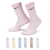 Men's/Women's Nike Everyday Cushion Crew Sock 6-Pack - 906 PINK