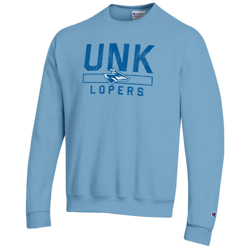 Men's/Women's UNK Lopers Powerblend Block Sweatshirt - 1134DBLU