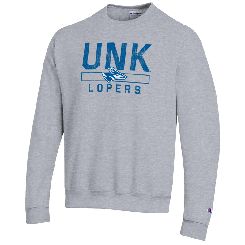 Men's/Women's UNK Lopers Powerblend Block Sweatshirt - 930HGREY