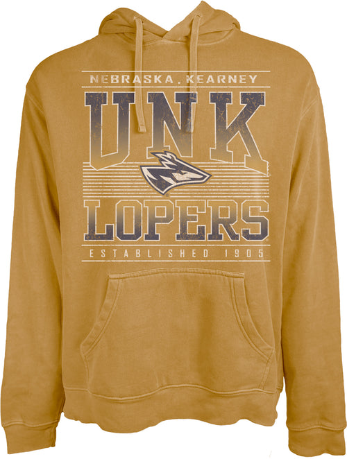Men's/Women's UNK Lopers Throw Shade Dyed Hoodie - MUSTARD
