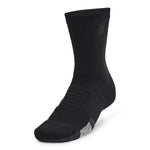 Men's/Women's Under Armour Curry ArmourDry Playmaker Mid-Crew Socks - 002 - BLACK