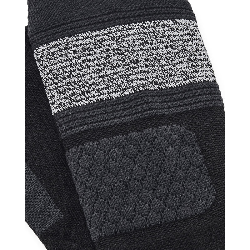 Men's/Women's Under Armour Curry ArmourDry Playmaker Mid-Crew Socks - 002 - BLACK
