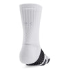 Men's/Women's Under Armour Curry ArmourDry Playmaker Mid-Crew Socks - 102 - WHITE