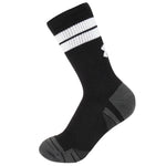 Men's/Women's Under Armour Performance Tech Crew Socks 3-Pack - 002 - BLACK