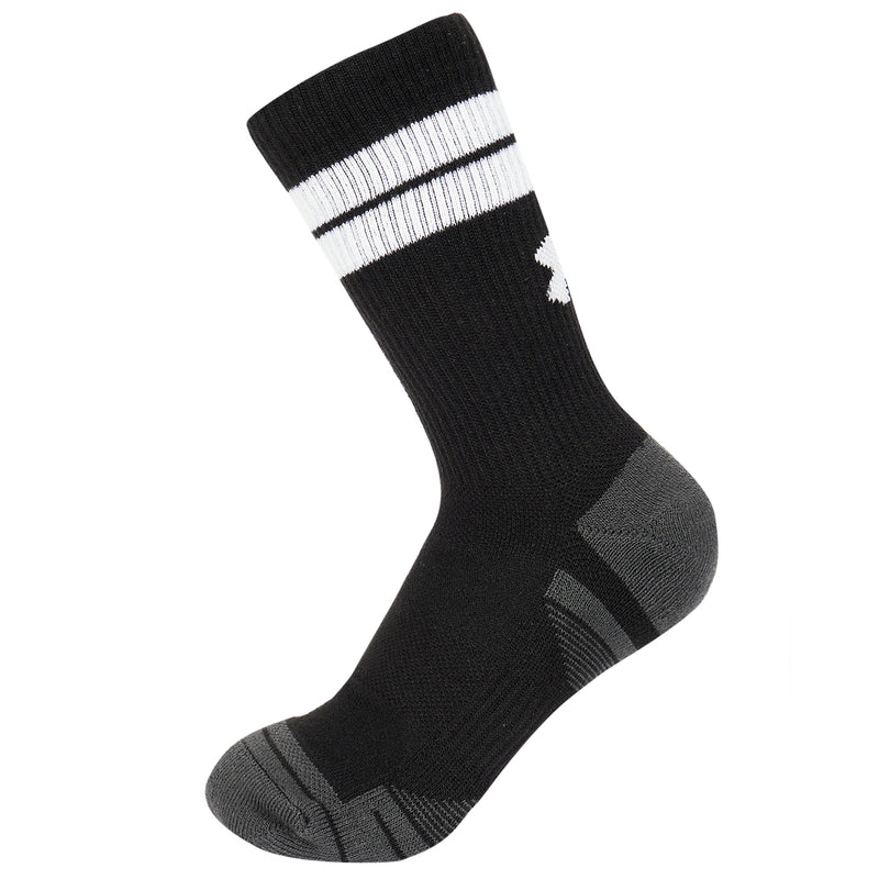 Men's/Women's Under Armour Performance Tech Crew Socks 3-Pack - 002 - BLACK