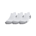 Men's/Women's Under Armour Run Cushion Tab Sock 3-Pack - 100 - WHITE