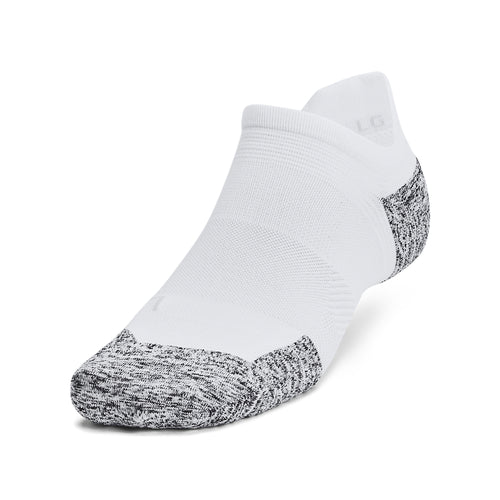 Men's/Women's Under Armour Run Cushion Tab Sock 3-Pack - 100 - WHITE
