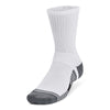 Men's/Women's Under Armour Team Crew Sock - 100 - WHITE