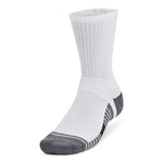 Men's/Women's Under Armour Team Crew Sock - 100 - WHITE