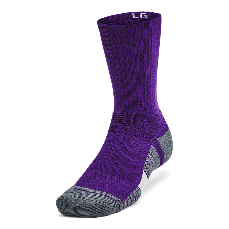 Men's/Women's Under Armour Team Crew Sock - 500 PURP