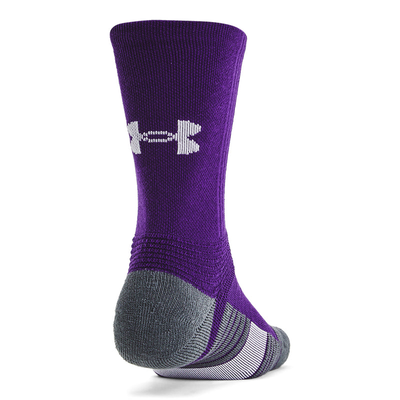 Men's/Women's Under Armour Team Crew Sock - 500 PURP