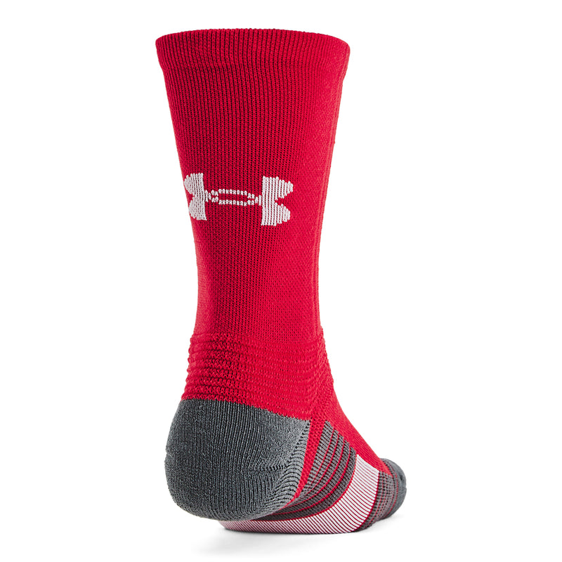 Men's/Women's Under Armour Team Crew Sock - 600 - RED
