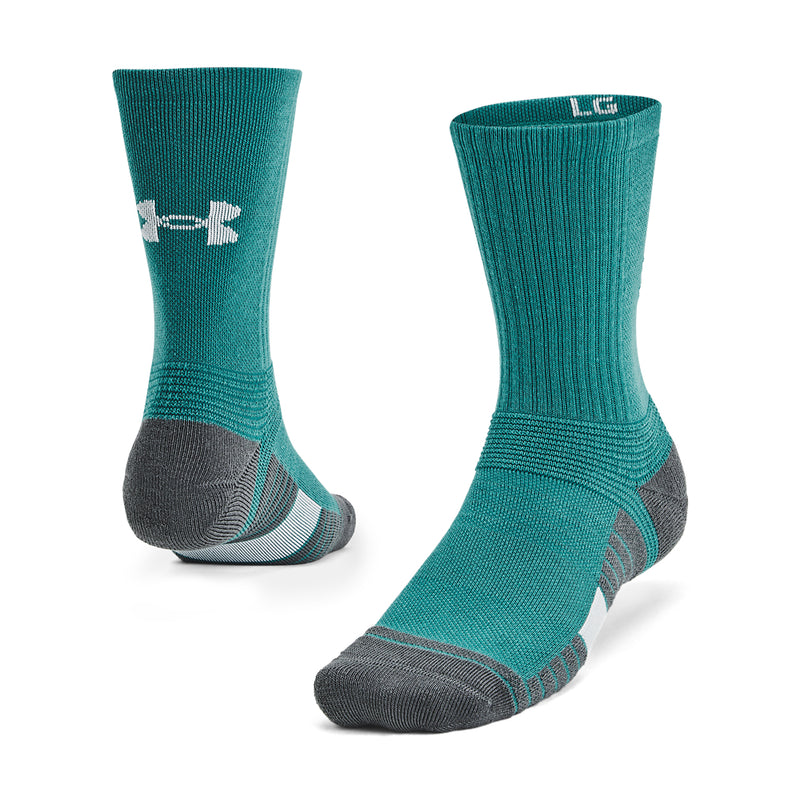 Men's/Women's Under Armour Team Crew Sock - 722 - COASTAL TEAL
