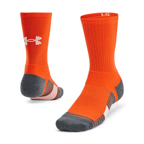 Men's/Women's Under Armour Team Crew Sock - 800 - ORANGE