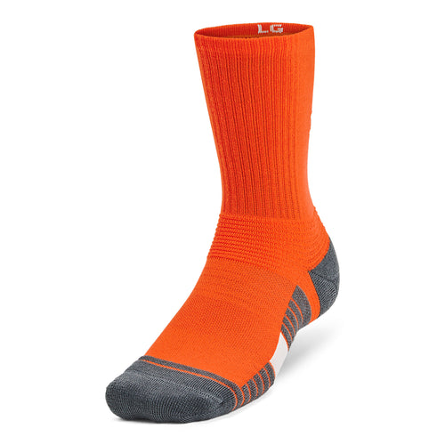 Men's/Women's Under Armour Team Crew Sock - 800 - ORANGE