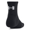 Men's/Women's Under Armour Tech Cotton Quarter Socks 6-Pack - 001 - BLACK