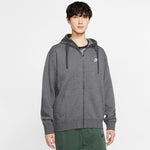 Mens' Nike Full Zip Hoodie - 071 - CHARCOAL