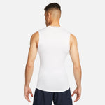 Mens' Nike Pro Dri-FIT Sleeveless Top - 100 - WHITE/BLACK