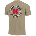 Men's Nebraska Huskers Mascot Circle T-Shirt