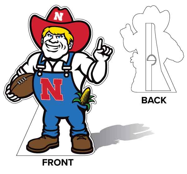 Nebraska Huskers 12" Herbie Cutout/Stand-Up - HERBIE