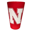 Nebraska Huskers 16oz Red Silicone Pint Glass - RED