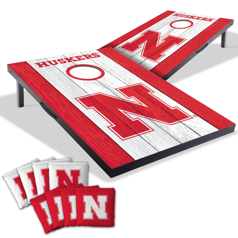 Nebraska Huskers 2x3 MDF Cornhole Set - NEBRASKA